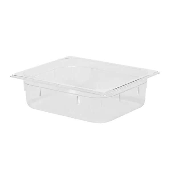 SCHALE GASTRONORM 1/2 AUS POLYCARBONAT 32,5x26,5x10. Fassungsvermögen 7,2 lt.