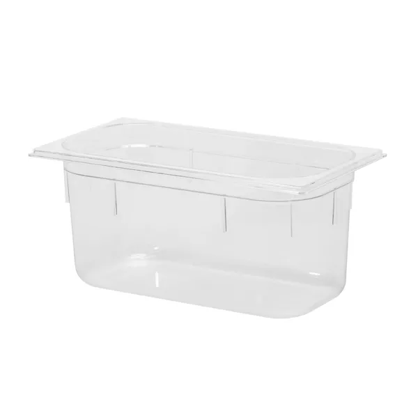 SCHALE GASTRONORM 1/3 AUS POLYCARBONAT 32,5x17,6x15. Fassungsvermögen 6,8 lt.