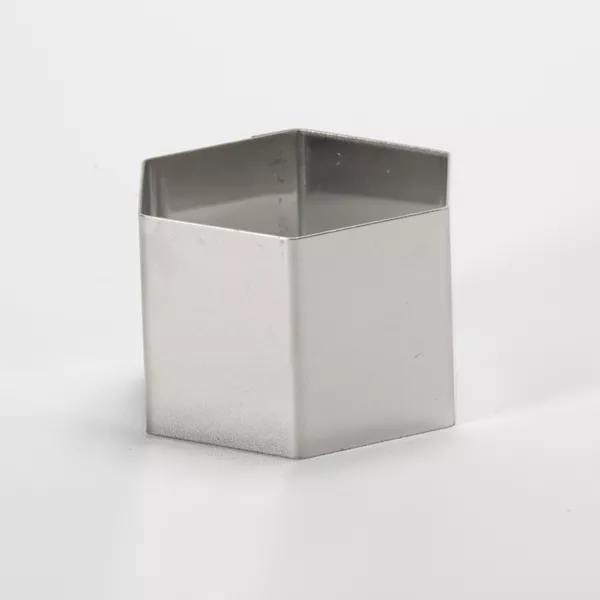 SECHSECKIGER PORTIONIERER AUS EDELSTAHL 6x4,5 cm