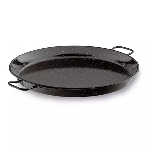 PAELLA-PFANNE AUS EMAILLIERTEM EISEN Durchmesser 50 cm für 14 Portionen