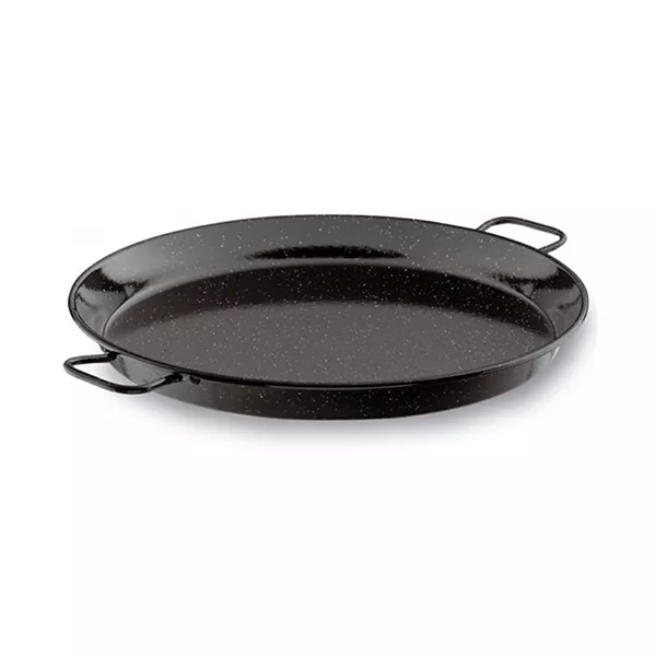 PAELLA-PFANNE AUS EMAILLIERTEM EISEN Durchmesser 34 cm für 6 Portionen