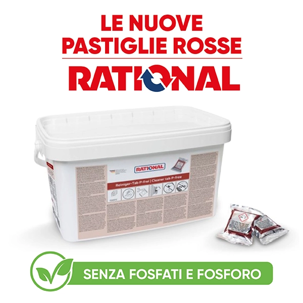 Packung mit 130 effizienten CareControl Waschmitteltabletten für Rational SCC und Combimaster Plus Backöfen (neue Formel frei von Phosphaten und Phosphor)