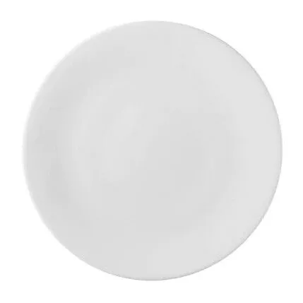 Schneeteller aus Knochenporzellan, 31 cm