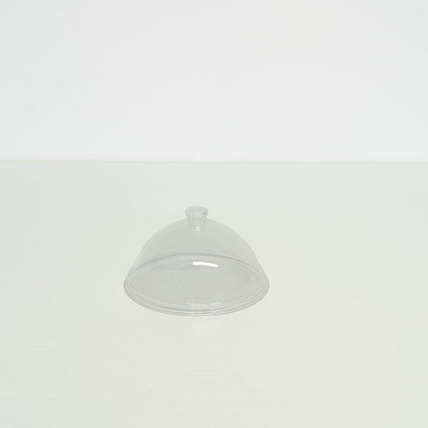 TRANSPARENTER TORTENSTÄNDER GLOCKE Durchmesser 18,5 x 10 cm