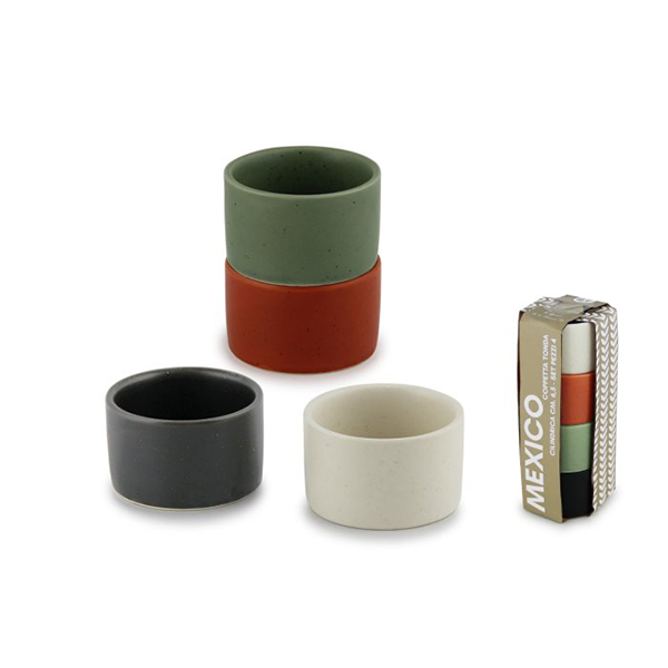 4-teiliges Set COPPET TDA Zylinder 6,5 cm Mexiko