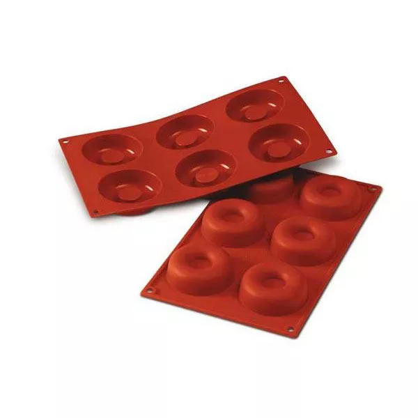 PROFI-SILIKONFORM FÜR 6 SAVARIN 7,2x2,3 cm