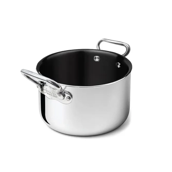 HOHER ANTIHAFT-KERAMIK-KASSEROLLE MIT 2 GRIFFEN, 24 x 16,4 cm, 2-lagig