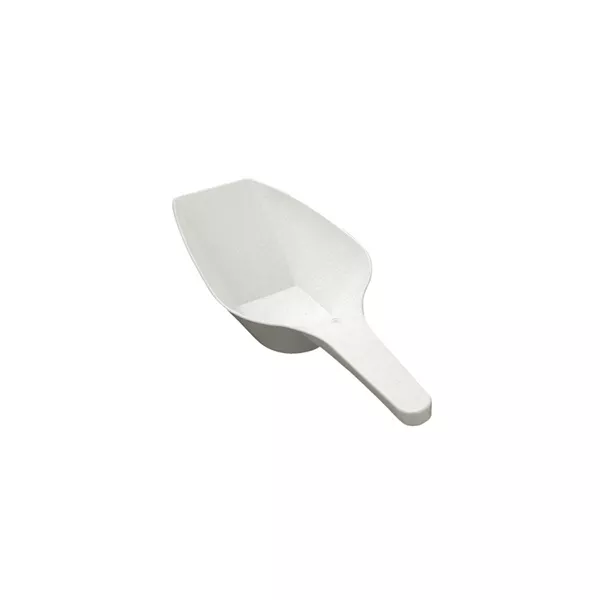 FLACHE KUNSTSTOFFSCHAUFEL WEISS 26,5 cm 0,25 Lt.