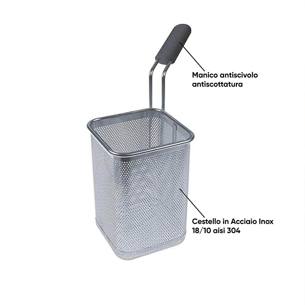 KORB 1/6 RECHTS-SX UNIVERSAL SENO&SENO Abm. cm.14x14x20h 2