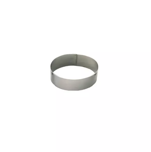 OVALER PORTIONIERER AUS EDELSTAHL 8x5,5x4,5 cm