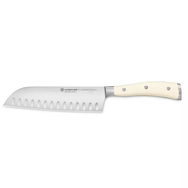 MESSER WUSTHOF SANTOKU GESCHMIEDETE KLINGE 17 cm, GRIFF CREME