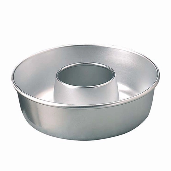 ALUMINIUMFORM FÜR KRANZKUCHEN MIT KONKAVEM BODEN 26x8,5 cm