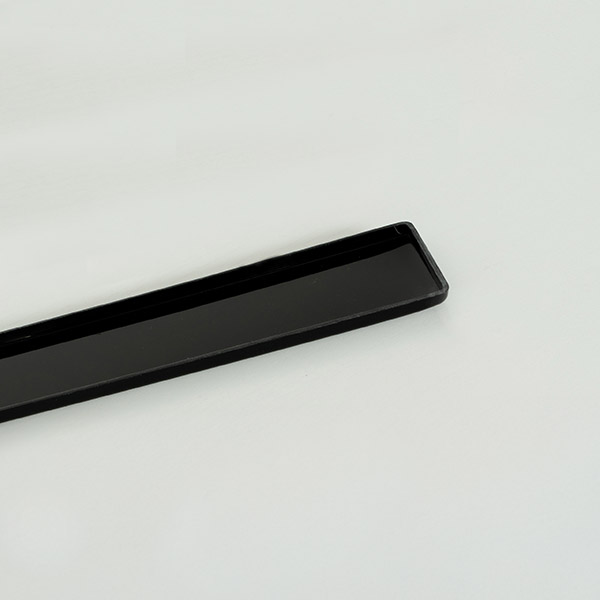Gebäckform aus schwarzem Methacrylat, 50 x 10 x 1,5 cm 2