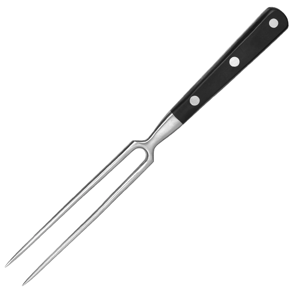 GESCHMIEDETE GRILLGABEL MIT ZWEI SPITZEN 29 cm reduzierter Artikel 