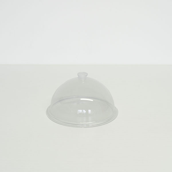 TRANSPARENTER TORTENSTÄNDER GLOCKE Durchmesser 23X13 cm