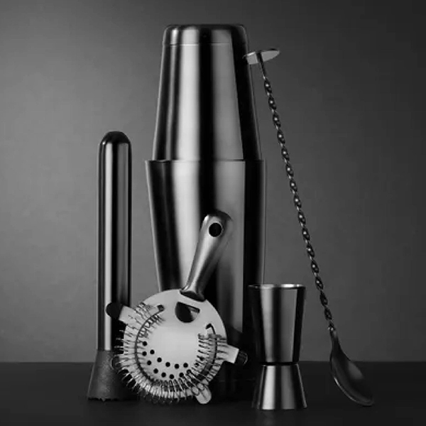 SET 5-tlg. SCHWARZES PROFESSIONAL BAR KIT IN DER TUBE