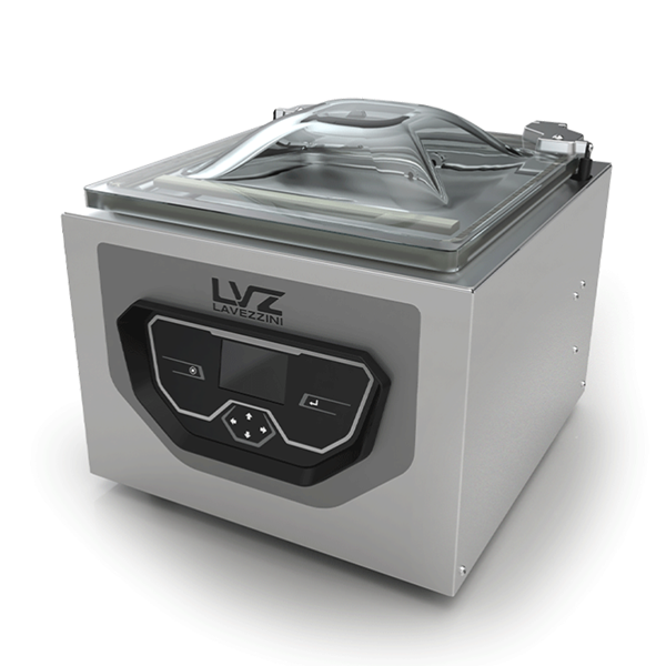 Tischvakuumverpackungsmaschine mit Kammer, 35 cm Stange, LAVEZZINI LAX 350 cm, 46 x 52 x 42 cm (H) – Einphasig, 220 V, 1,0 kW