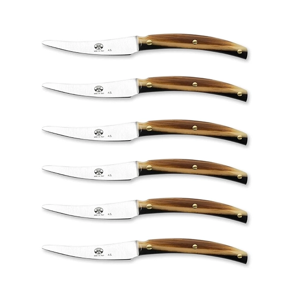 6-teiliges Set Berti Convivio New Cornotech Steakmesser