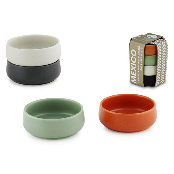 4-teiliges Set TDA Bombenbecher, 9 cm, Mexiko