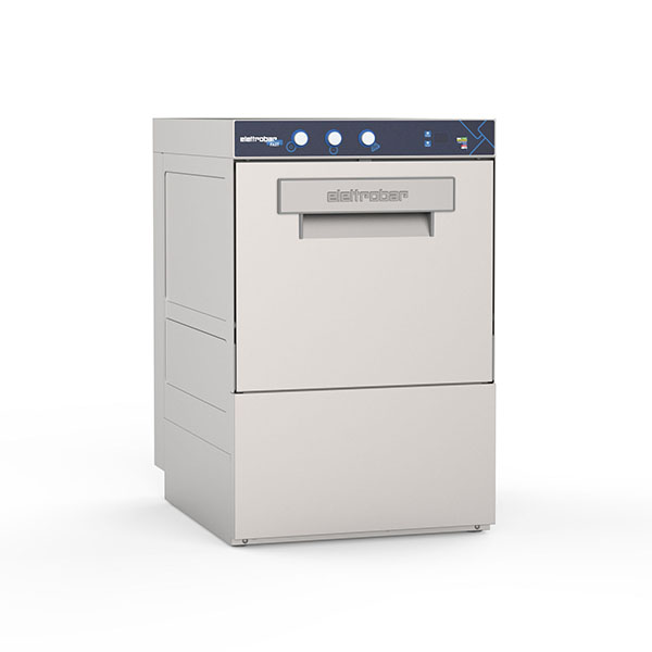 ELEKTRISCHE GLÄSERSPÜLMASCHINE MIT 39x39 KORB Mod. FAST 440D MIT INTEGRIERTEM SPÜLGERÄT - ABMESSUNGEN 43,6x53,5x67H cm. EINPHASIG 230 V LEISTUNG. 3,2 kW.