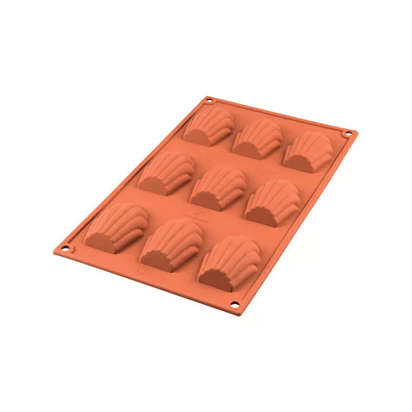 PROFI-SILIKONFORM FÜR 9 MADELEINES 6,8x4,5x1,7 cm